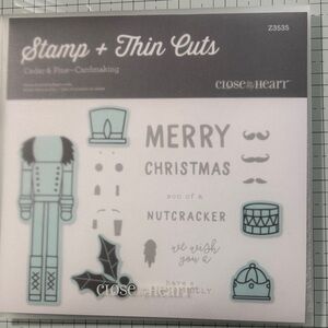 Nutcracker Stamp and Thin Cuts Set - Blue